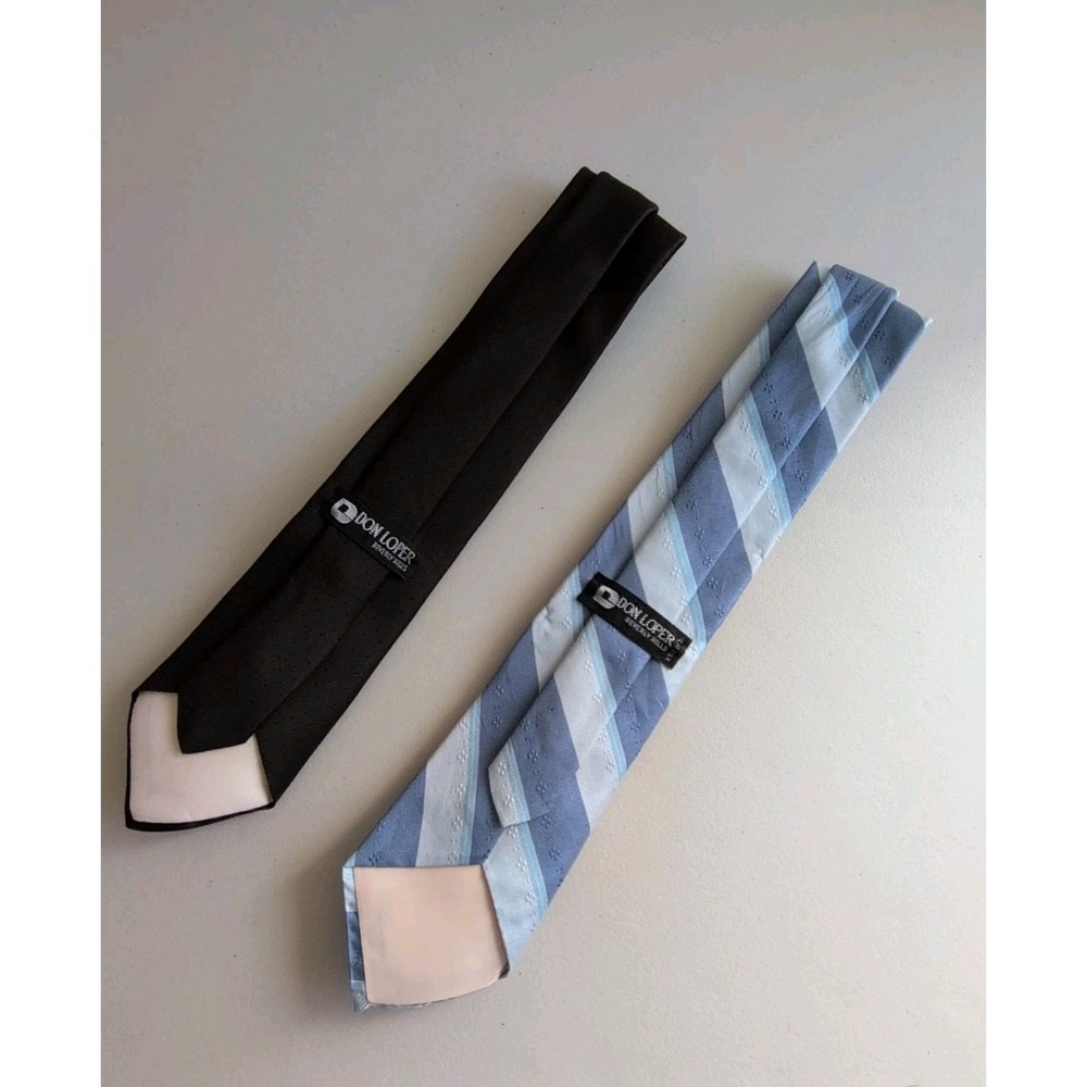 Vintage‎ Don Loper "Beverly Hills" Men's Ties Multicolor & Designs X2
